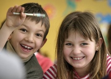 Two Primary Children