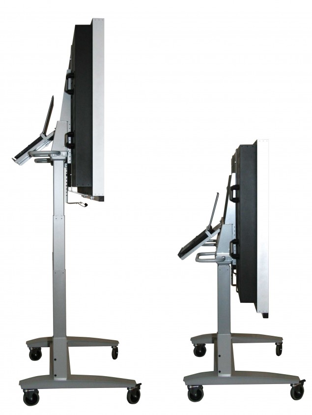 Board on stand...